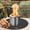 Black, variant on 48" Round Fire Pit Mat, 4-Layer Heat Insulated Protector for Decks, Patios, Grass & Solo Stove Bonfire, Reversible Oil-Proof & Waterproof (Black)