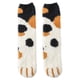 thumbnail image 1 of Minnieouse Calcetines de animales, calcetería de lana de Coral, tubo medio, colorido estilo japonés, ropa de mujer gruesa, ropa de casa de moda Medias Punto blanco + negro Minnieouse AP009904-05, 1 of 6
