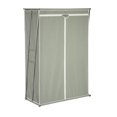 Honey Can Do 46" ZFrame Wardrobe Closet with NonWoven Cover, Gray
