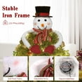 thumbnail image 2 of Tree Topper Hat Projector | Snowman Hat with Snowflake Projection | Decorative  Hat for Xmas Tree - White, 2 of 10