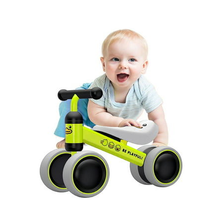 Baby Balance Bikes for Babies - Baby Balance Bikes Bicycle Children Walker 10 Month -24 Months Toys for 1 Year Old No Pedal Infant 4 Wheels Toddler First Birthday Gift - Baby's First Bike by (Best Gifts For 8 Month Old Baby)