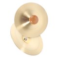 thumbnail image 1 of OUNONA Mini Cymbals for Kids Use Golden Compact 7 cm Sturdy Traditional Percussion Instrument, 1 of 8
