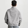 thumbnail image 4 of Men's Sweatshirts Tops Fall Fashion Men's Sports Round Collar Pullover Sweatshirt Long Sleeve Solid Hoodie Solid Color Fashion Casual Everyday Outerwear, 4 of 7