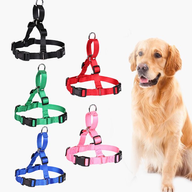 Worallymy No-Pull Chaleco ajustable para mascotas Arnés de control de pecho resistente al desgaste de nylon Herramienta de fijación de correa de animales Worallymy JD735808137