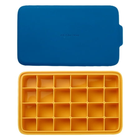 

Dealovy New Hot Ice Tray Easy Out Maker Plastic Silicone Top Mould 24 Jelly on Clearance