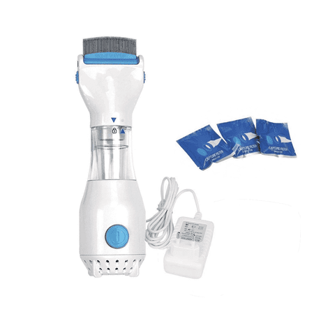 WZGLPDQ Electric Vacuum Comb for Lice Treatment, Outperforming Combs and Shampoos in Removing Lice and Eggs Remover Hair Comb Vacuums Machine With 3 Filter