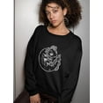 thumbnail image 2 of Cute Axolotl Design Sweatshirt Women -Image by Shutterstock, Female Large, 2 of 4
