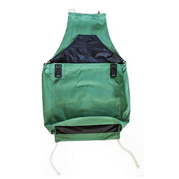 HWRETIE Delantal de jardinería para exteriores con bolsillos de almacenamiento,herramienta de lona para recoger frutas y verduras para huertos,jardines,agricultura y uso doméstico