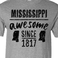 thumbnail image 4 of Inktastic Mississippi Awesome Since 1836 T-Shirt, 4 of 5