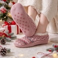 thumbnail image 4 of Goodw7 Women Winter Slipper Socks, Thick Fleece Lined Non Slip Floor Socks with Grippers, Soft Warm Knit Home Socks for Ladies Indoor Lounging Bedroom Living Room Travel, 4 of 6