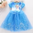 thumbnail image 2 of Vestidos infantiles de verano para niñas, vestido de princesa Frozen Elsa Anna, disfraz de fiesta de cumpleaños, Vestidos, trajes para niños pequeños, ropa 110 Gao Jinjia LED, 2 of 2