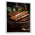 thumbnail image 2 of Designart "Expressing The Essence Of Cuban Cigars I" Cuba Floater Framed Canvas Prints, 2 of 5