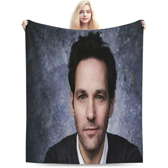 Blanket Paul Rudd Soft and Comfortable Warm Fleece Throw Blankets Yoga Blankets Beach Blanket Picnic Blankets Gift for Dorm Room Office Decor Sofa Bed Camping Travel All Season