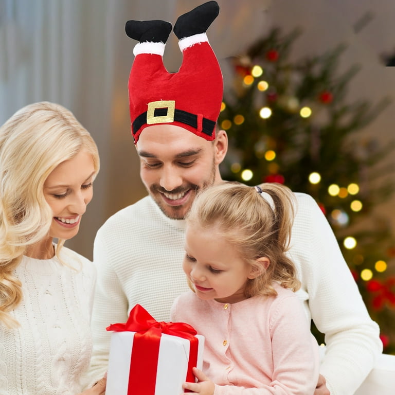 taicans Christmas Hat Unisex,Santa Hat Xmas Funny Hats, Elf Pants
