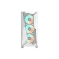 thumbnail image 3 of GIGABYTE C301 GLASS WHITE - White Mid Tower PC Gaming Case, Tempered Glass, USB Type-C, 4x ARBG Fans Included (GB-C301GW), 3 of 6