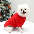 thumbnail image 4 of Ropa navideña para perros, mascotas, ropa para perros y gatos, abrigo cálido de invierno para festivales de alces, accesorios para cachorros de chihuahua, disfraz, 4 of 5