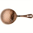 thumbnail image 2 of QUTETN Vintage-Style Antique Copper Bar Strainer with Ergonomic Handle - Perfect for Cocktails, Wine & More - Food-Safe Metal Design, USB Charging, Less than 36V Operating Voltage, Wine Accessories, 2 of 4