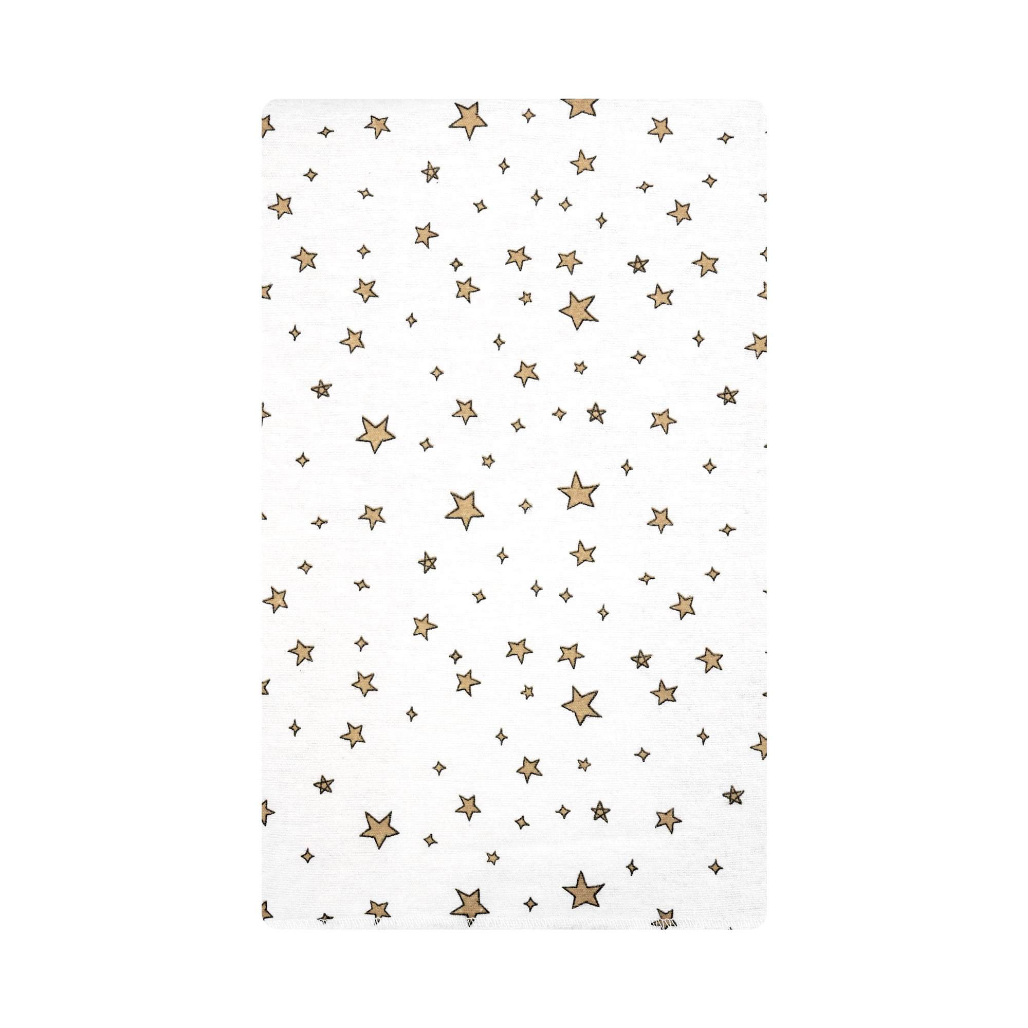 Hudson Baby Infant Cotton Polyester Flannel Burp Cloths Bundle 12-Pack, French Bulldog Stars, One Size