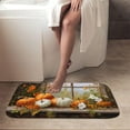 thumbnail image 4 of 1pc Pumpkins by the Window Absorbent Non-Slip Bathroom Thickened Flannel Rug Decor,Soft,Quick Drying,Suitable For Indoor/outdoor Use,Bathrooms,Bedrooms,Kitchens,Terrace,Laundry Rooms,16"x24", 4 of 9