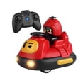 thumbnail image 4 of Coche de choque con control remoto, coche de dibujos animados RC, juguete para adolescentes, niños y adultos. Rojo, 4 of 9