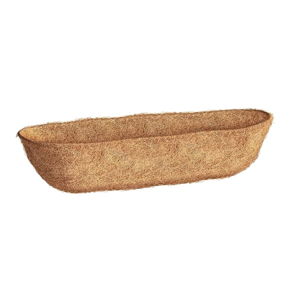 Mozhitti 30 Inch Trough Liners Coconut Coir Fiber For Wall Window Box Liners Garden Planter