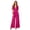 Hot Pink, variant on Sparkly Jumpsuits for Women Glitter Sequin Rompers V Neck One Piece Outfits for Prom Party Silver S