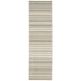 thumbnail image 3 of Nourison Soma Modern Stripe Grey Ivory Teal 2'2" x 7'6" Area Rugs, (2'x 8'), 3 of 8