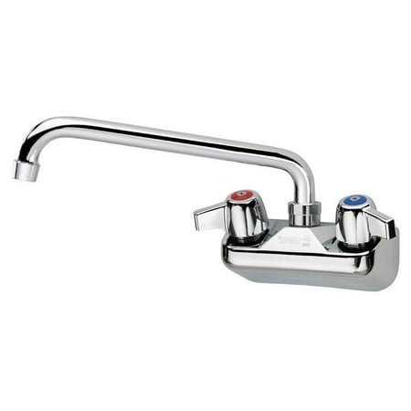 krowne silver series 4" center wall mount faucet, 10" spout, 10-410l