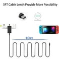 thumbnail image 2 of Nintendo Switch Charger 15V 2.6A Charger Power Charger AC Adapter for Nintendo Switch/Lite/OLED/Steam Deck,Support TV Mode,HAC-002 USB-C Fast Charger Replacement Power Supply Adapter, 2 of 7