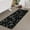 Grey, variant on Blue Bathroom Carpet,Colorful Floral Carpet,Soft Non Slip Rubber Backed Bathroom Floor Mat,Floor Mat Home Decor for Kitchen Bedroom,Washable Cover Floor Rug,17X29 Inch.