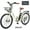 Beige, variant on Huloretions 500W Electric City Bike for Women (750W Peak), Aluminum Frame Cruiser Ebike for Adults, Seniors, and Ladies, with 48V 13AH Battery, Basket, Rack, Suspension, and 26-Inch Wheels-Perfect E-B