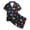 Z01-Black, variant on Toddler Boy Pajamas 4T Toddler Kids Baby Boys Dinosaur Pajamas Sleepwear T shirt Shorts Clothes Set Dark Blue-A, 3-4 Years