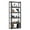 Natural, variant on MoNiBloom Modern 55" 4-Tier Transparent Display Cabinet with Acrylic Flip Door, Curio Cabinet Collection Display Case, Floor Standing Showcase Bookshelf for Living Room Bedroom Home Office, Natural