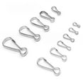 thumbnail image 4 of 100x Metal Spring Hooks Snap Lanyard Keychain Outdoor Hanging Buckles - , 20mm, 4 of 8