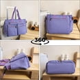 thumbnail image 5 of MMYGU Tote Bag Women Large Crossbody Bag Stylish Handbag for Women Corduroy/Canvas Hobo Bag Fashion shoulder Bag Purse, 5 of 8