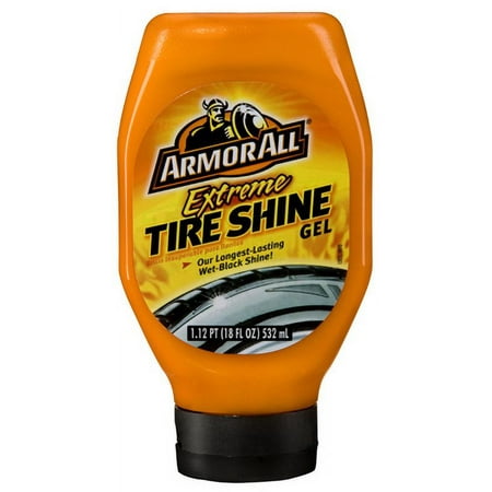 Armor All 18 OZ Extreme Tire Shine Gel Longest Lasting Wet Black Shine