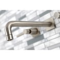 thumbnail image 4 of Kingston Brass KS6028DL Concord Two-Handle Wall Mount Roman Tub Faucet, Brushed Nickel, 4 of 7