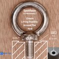 thumbnail image 4 of Maquinaria elevadora de acero inoxidable M8 (5 piezas), 4 of 6