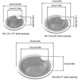 thumbnail image 2 of 2Pcs Stainless Steel Anti-clog Mesh Sink Drainer, 2 of 5