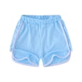 thumbnail image 4 of Usaibhir 3 Pack Toddler Girl Shorts Baby Girls Athletic Short Soft Summer Clothes Size 2-11T, 4 of 5