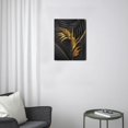 thumbnail image 3 of Luxe Gold Botanical Floral Pictures 12X16 inch Wall Art for Your Bedroom, Kitchen, Bathroom or Home Office Decor, 3 of 7