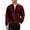 Red, variant on QHFBli Men's Field Jacket Men's Corduroy Blend Longline Casual Jacket Winter Warm Stand Collar Coat With Button Closure For Outdoor Daily Wear