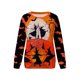 thumbnail image 2 of Txlixc Caricatura impresa camiseta de Halloween para mujeres Txlixc  moda, 2 of 7