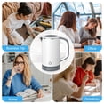 thumbnail image 3 of Small Electric Kettle, Travel Mini Hot Water Boiler Heater, Electric Kettles for Boiling Water,Teapot with Auto Shut-Off, 3 of 5