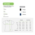 thumbnail image 3 of Playera Cuello V, para Dama, Color Negro, Talla Grande, 100% Algodón., 3 of 3