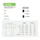 thumbnail image 3 of Playera Cuello V, para Dama, Color Blanco, Talla Mediana, 100% Algodón., 3 of 3