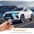 thumbnail image 4 of HSHDLDF pour Lexus Key Fob Cover Soft TPU Full Protection Smart Car Key Protector with Bling Keychain Fit for Lexus RX IS ES GS LS NX RS GX LX RC LC 2 3 4 Buttons Smart Key Fob Case, 4 of 6