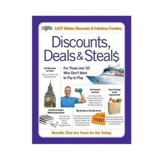 Pre-Owned (DISCOUNTS, DEALS & STEALS: FOR THOSE OVER 50 WHO DON'T WANT TO PAY TO PLAY) BY READER'S DIGEST(AUTHOR)Paperback Jan-2011 Paperback