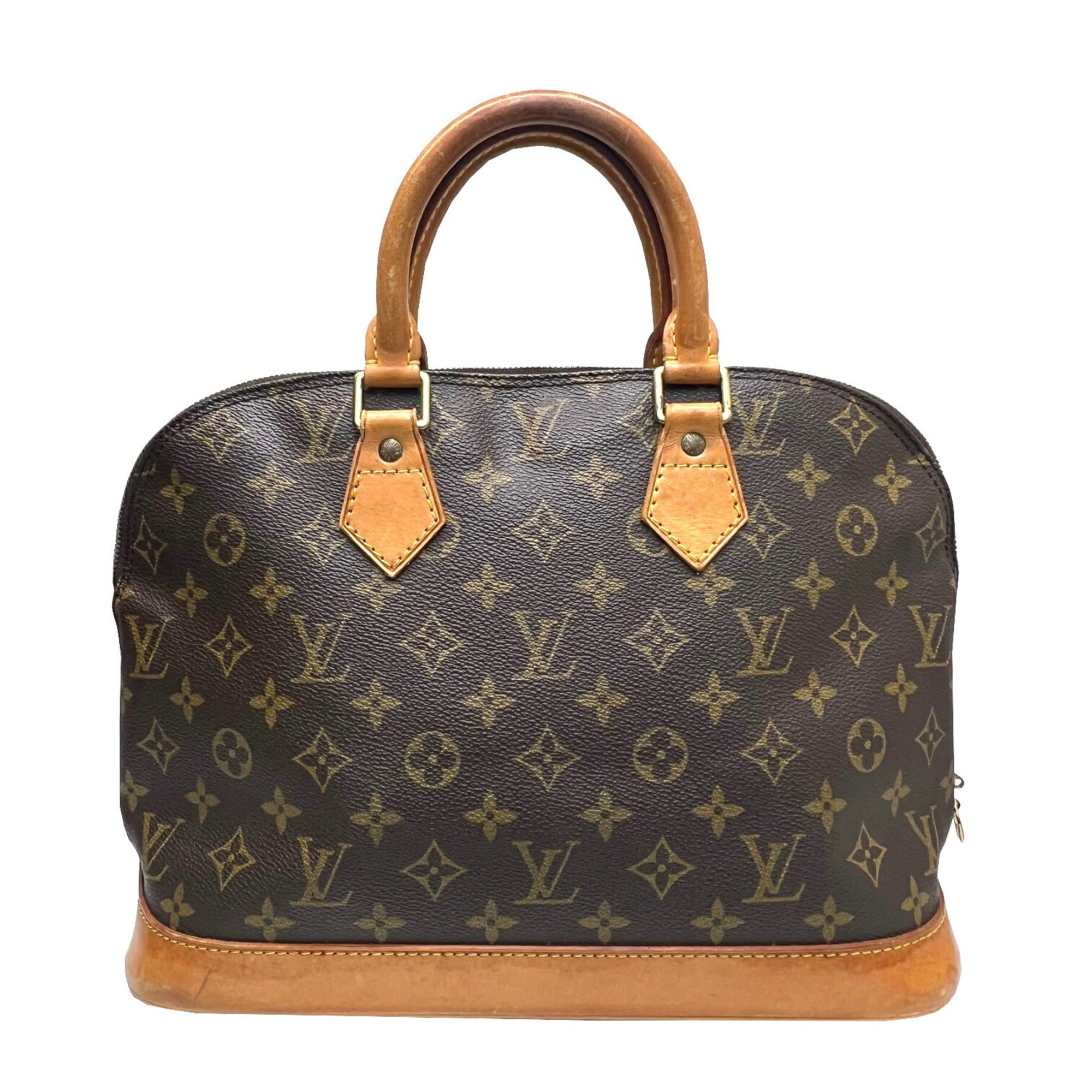 Authenticated Used Louis Vuitton LOUIS Alma PM Brown Monogram VI0924 Handbag Classic Popular Women's Walmart.com