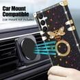 thumbnail image 4 of for Samsung Galaxy A25 5G Case Girls Women Stylish Luxury Bees Design Phone Cases for Samsung A25 5G Case with Ring Stand + Strap Lanyard Shockproof Protection Cover, 4 of 9